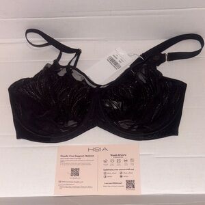 HSIA Black Lace Underwire Bra
